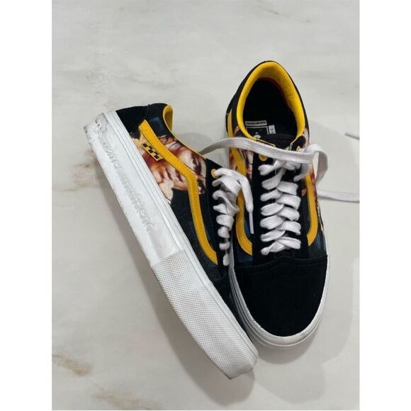 Vans Skate Old Skool Bruce Lee Black Yellow Men's Sneakers Size 7.5 - Picture 1 of 8